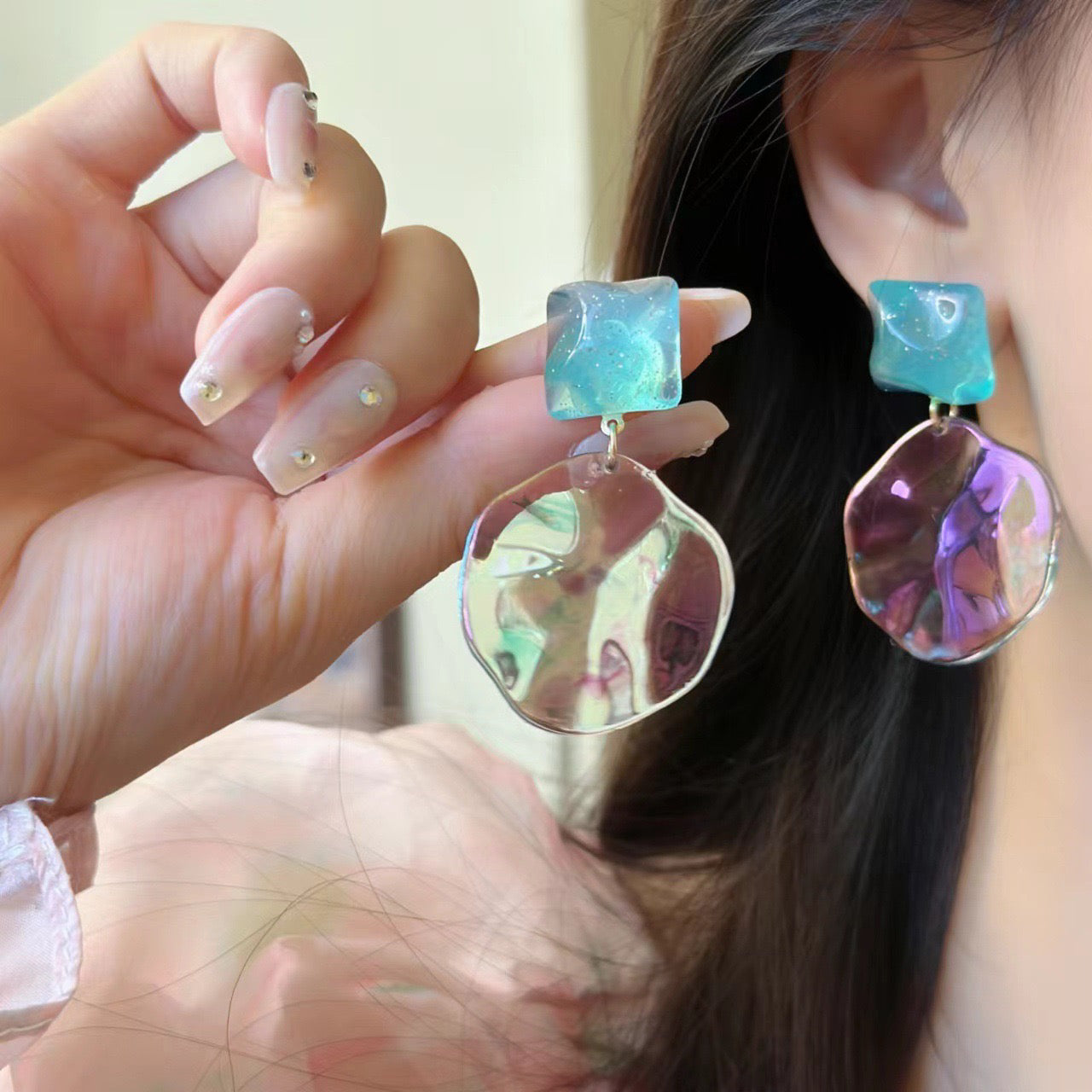 Blooming earrings