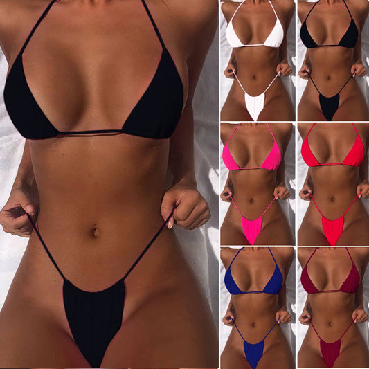 2pcs Sexy Women Summer Swimwear Bikini Set Bra E Suit Swimsu