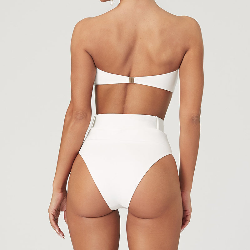 High Waist Bikini Sexy Black Swimwear Women Swimsuit Hi