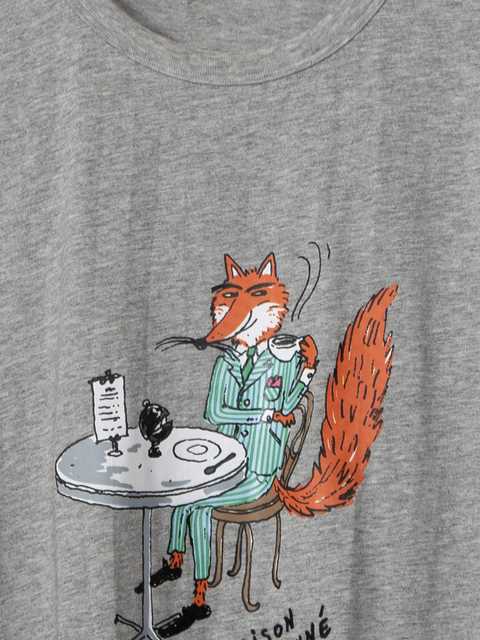 Rowling Women Fox Print Graphic Tees Summer O Neck Short Sle