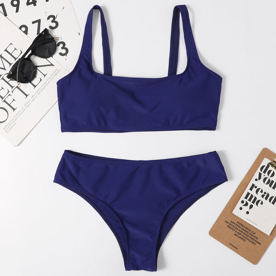 High Waist Bikini Sexy Black Swimwear Women Swimsuit Hi