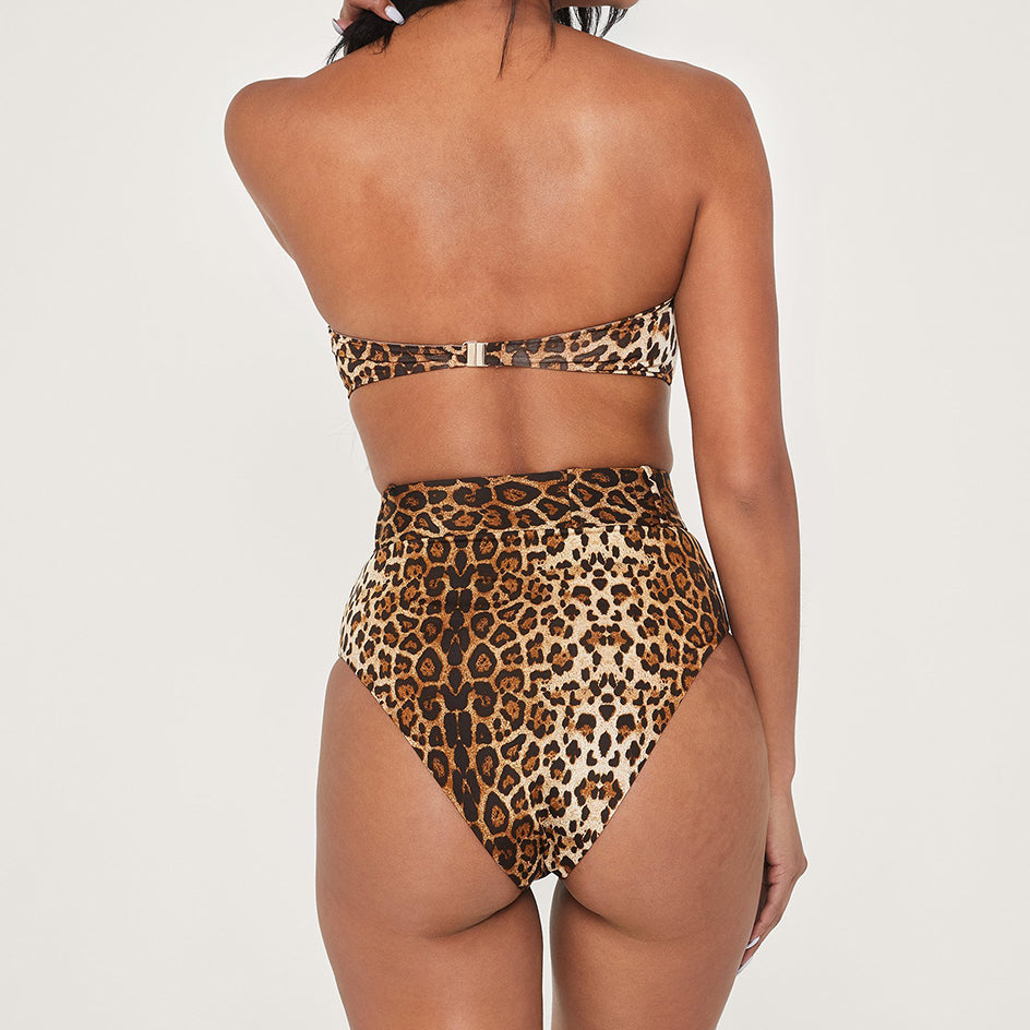High Waist Bikini Sexy Black Swimwear Women Swimsuit Hi