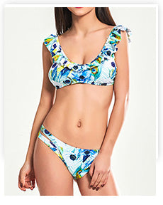 Bikini  New Summer Solid Bikini Set Low Waist Swimwear W