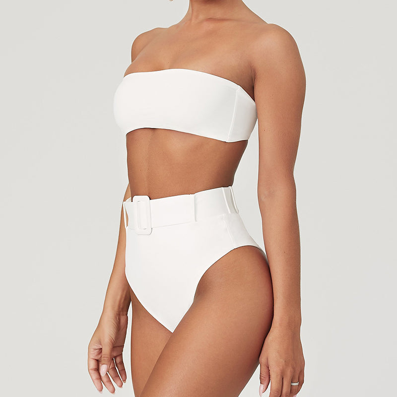 High Waist Bikini Sexy Black Swimwear Women Swimsuit Hi