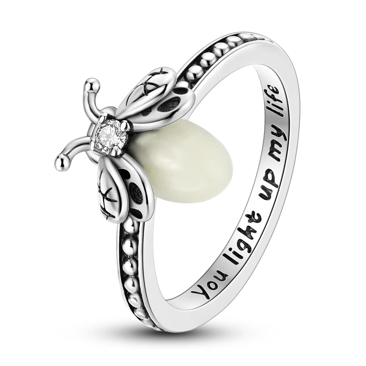 925 Silver Ring Firefly Heat Sar Original Finger Ring  For Woman Jewelry Anniversary Gift