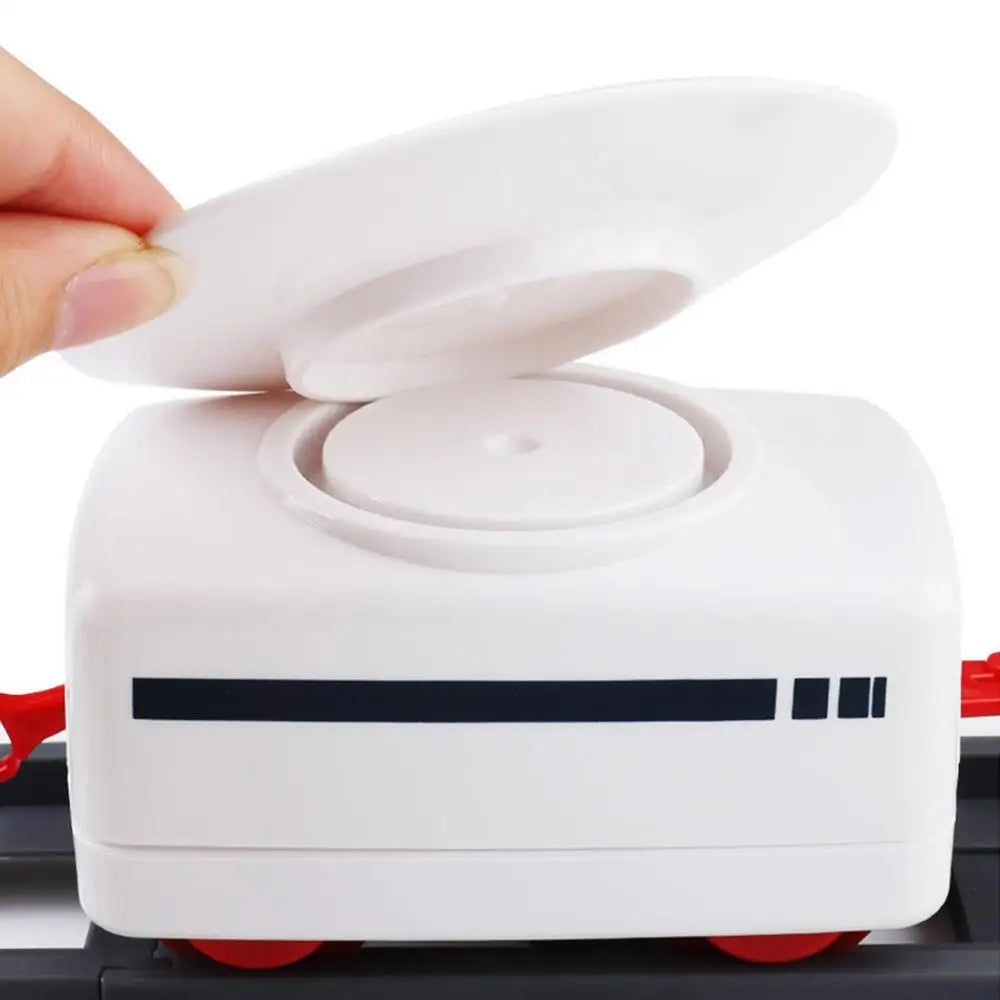 Revolving Sushi Plates Train Toy Pretend Play Conveyor Belt Electric Track Rotary Rail Car Simulation Model Toys For Kids Gift