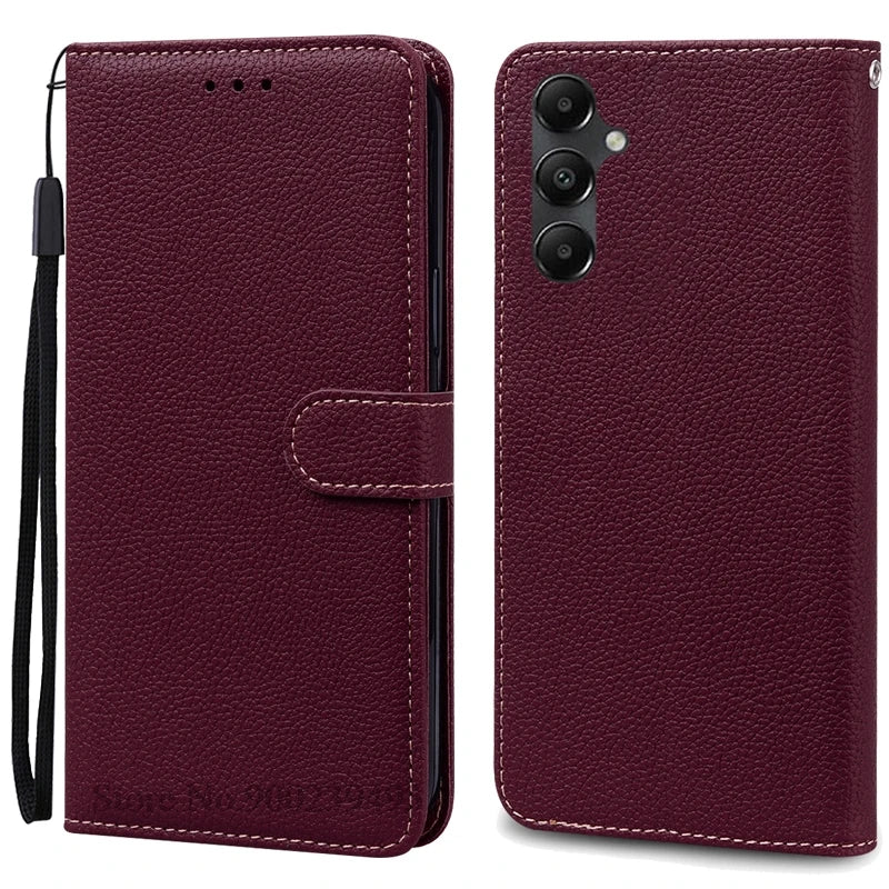 A55 5G Case For Coque Samsung Galaxy A55 Case A556B A556E Leather Wallet Flip Case For Samsung Galaxy A55 5G Phone Case Fundas