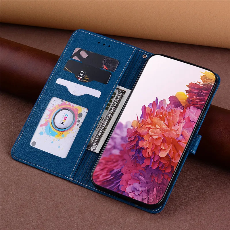 A55 5G Case For Coque Samsung Galaxy A55 Case A556B A556E Leather Wallet Flip Case For Samsung Galaxy A55 5G Phone Case Fundas