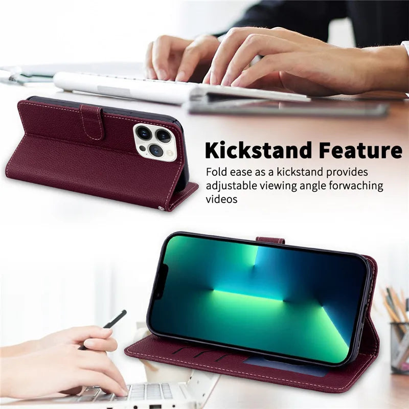 A55 5G Case For Coque Samsung Galaxy A55 Case A556B A556E Leather Wallet Flip Case For Samsung Galaxy A55 5G Phone Case Fundas