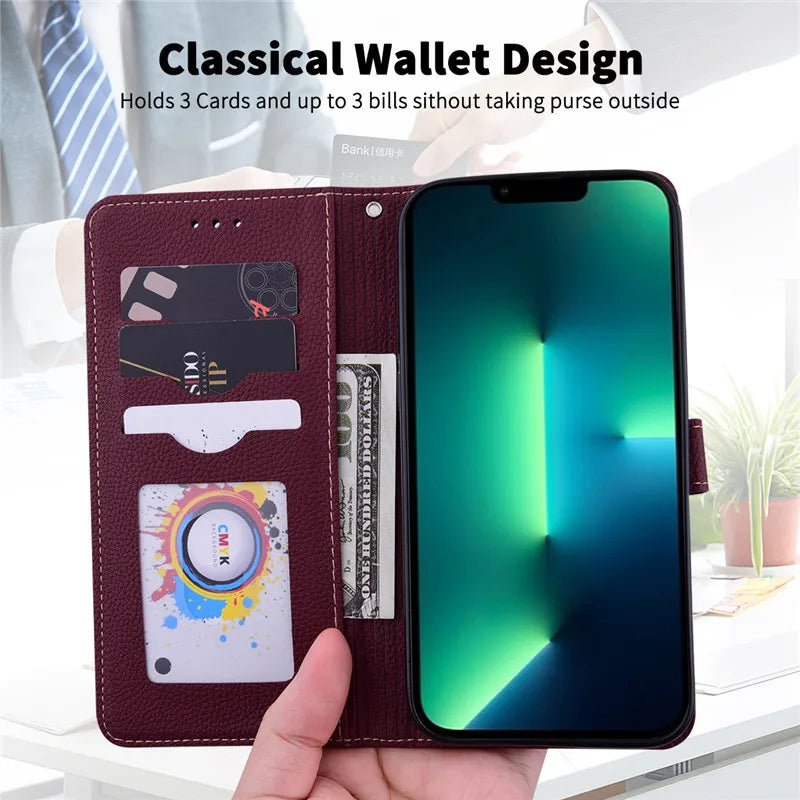 A55 5G Case For Coque Samsung Galaxy A55 Case A556B A556E Leather Wallet Flip Case For Samsung Galaxy A55 5G Phone Case Fundas