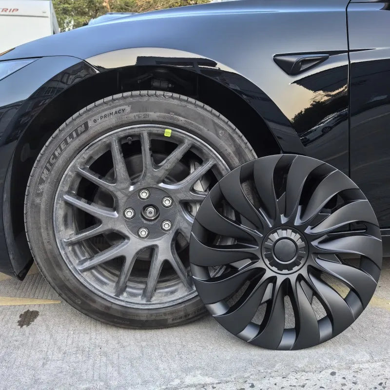4PCS 18-Inch HubCap for New Tesla Model 3 Highland 2025 Performance Replacement Wheel Cap Automobile Full Rim Cover Accessories