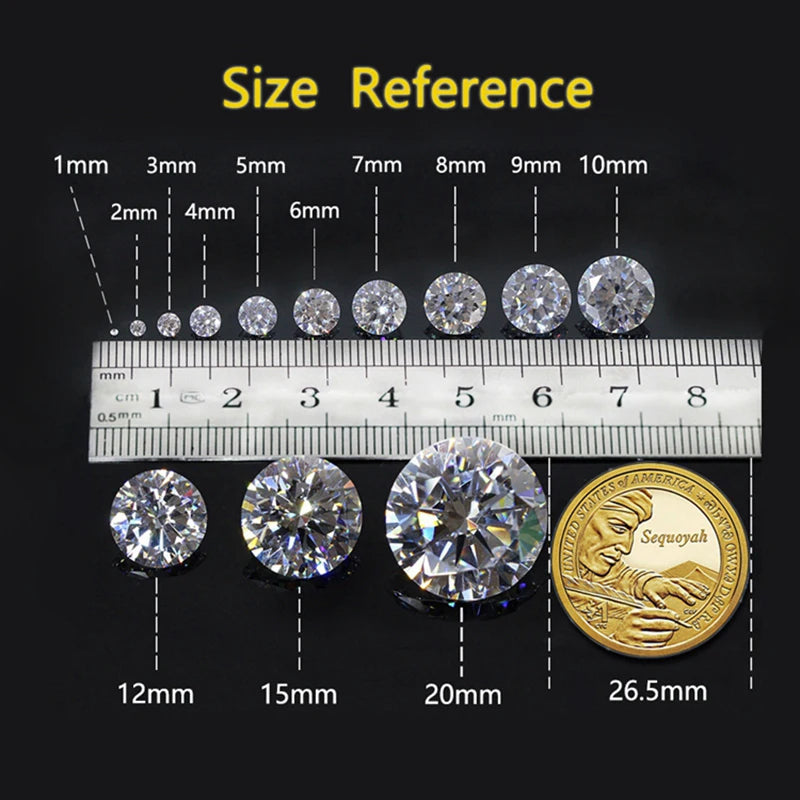 EWYA Full 2mm Moissanite VVS Micro Tennis Chain for Women Men 925 Silver Passes Diamond Tester 16 18 20 24 inch Necklace Gift