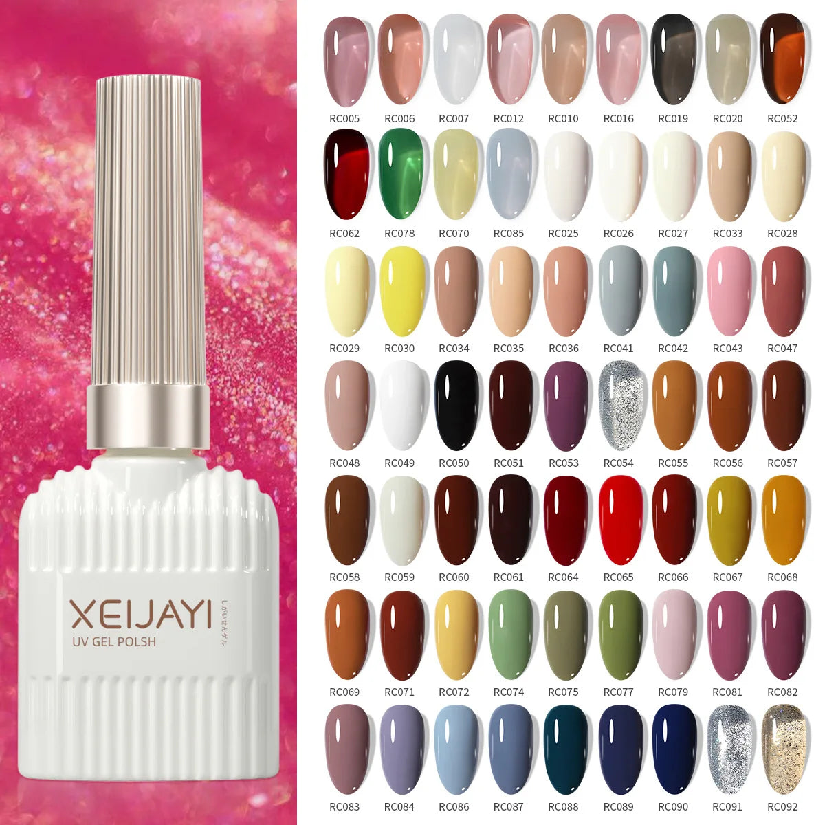 XEIJAYI Permeating Ice Jelly Gel Polish 102 Color Hybrid Nail Varnish Soak Permanent Uv Led Thermo Gel Polish Manicure Goods