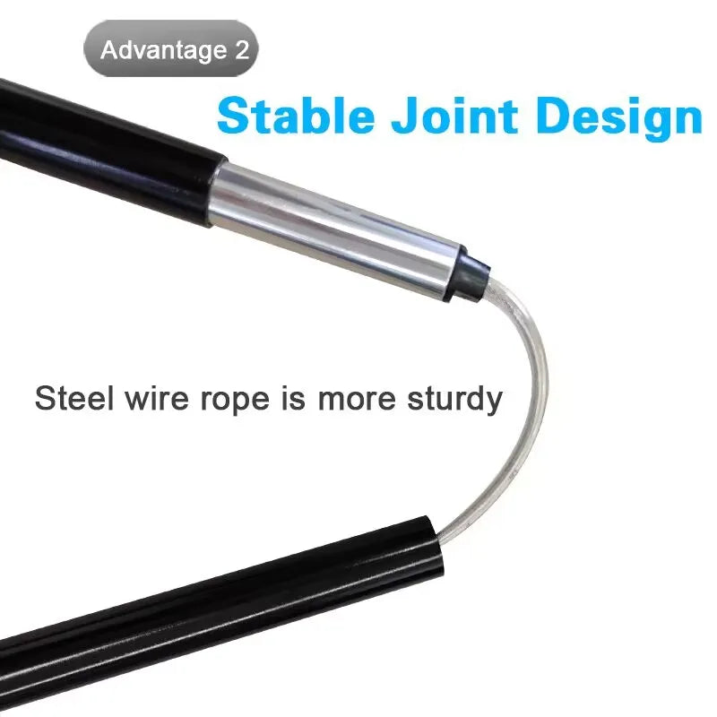 LIGHTEN UP 2Pcs Carbon Fiber/Aluminum Alloy Trekking Poles Collapsible Telescopic Sticks Lightweight Walking Hiking Stick Climb