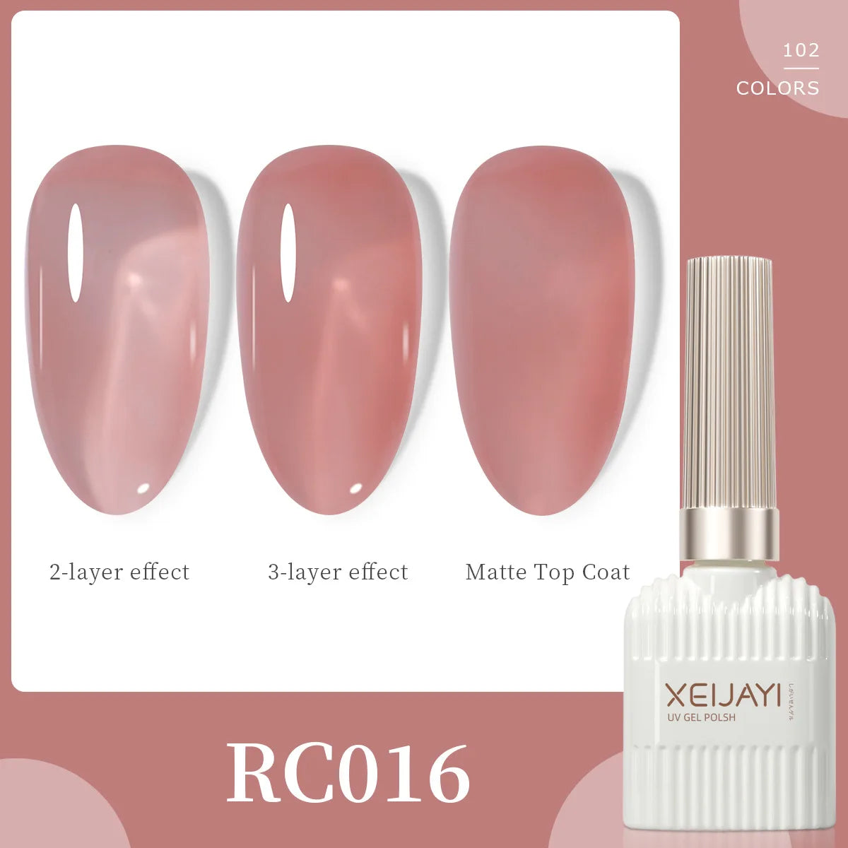 XEIJAYI Permeating Ice Jelly Gel Polish 102 Color Hybrid Nail Varnish Soak Permanent Uv Led Thermo Gel Polish Manicure Goods