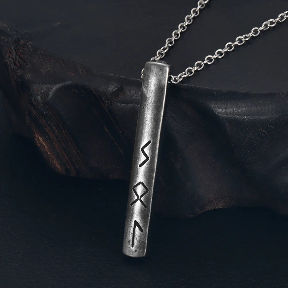 316L Stainless Steel Norse Viking Rune Pendant for Men Necklace DIY Accessories Finding Jewelry Making Charm