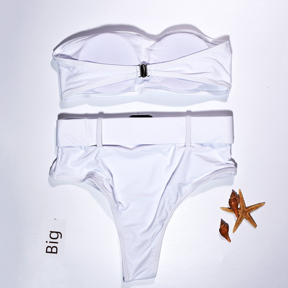 High Waist Bikini Sexy Black Swimwear Women Swimsuit Hi