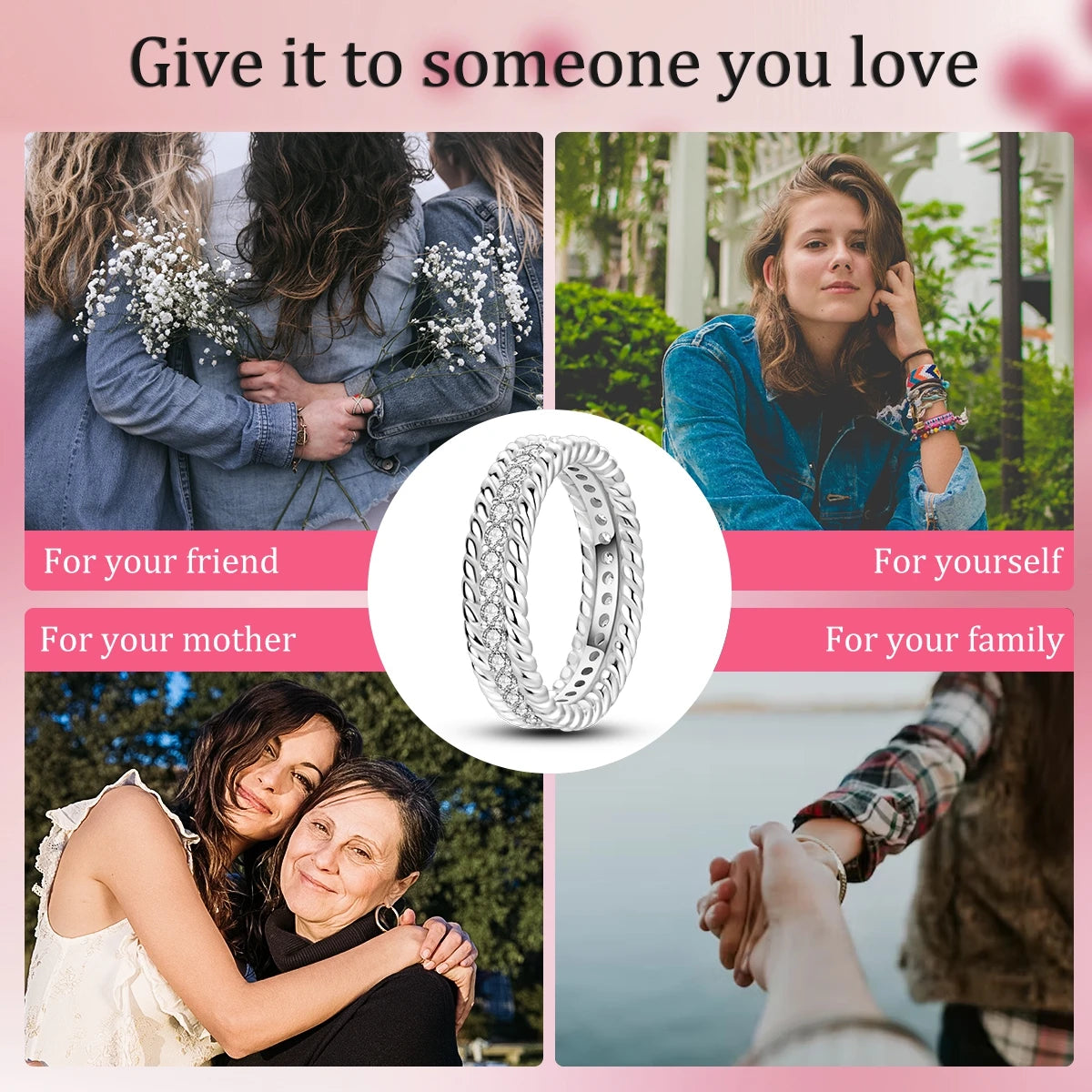 925 Silver Ring Firefly Heat Sar Original Finger Ring  For Woman Jewelry Anniversary Gift