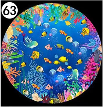 (Excluding projectors machine) LED UFO Galaxy Star Projector Projection Films Photo Galaxy Starry Sky Projector Lamp Slides