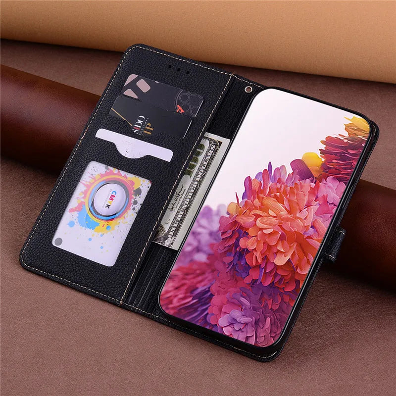 A55 5G Case For Coque Samsung Galaxy A55 Case A556B A556E Leather Wallet Flip Case For Samsung Galaxy A55 5G Phone Case Fundas