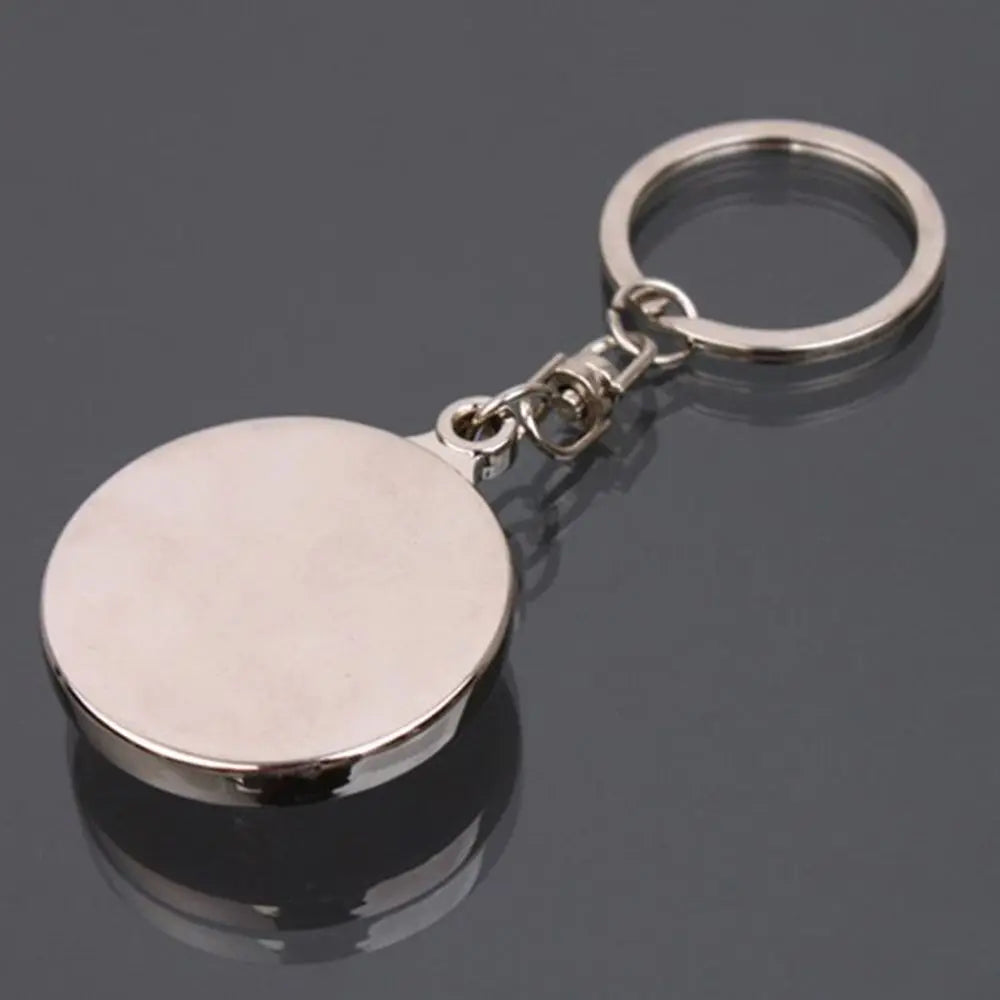 Russian Roulette High Quality New Gift Compass Toy Key Ring Key Chain