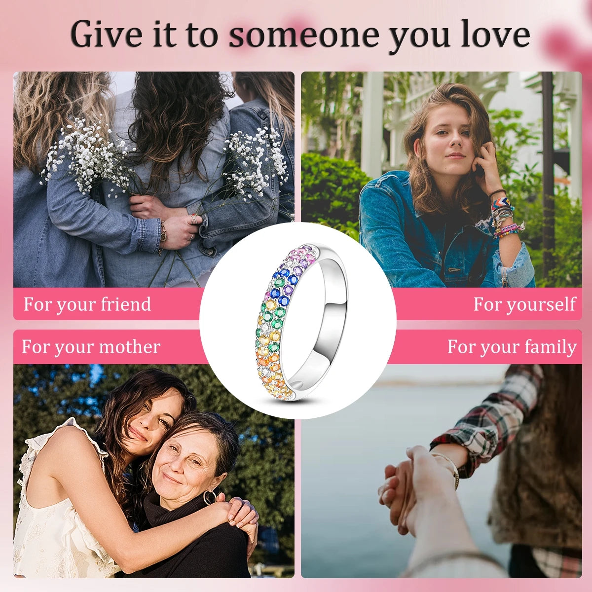 925 Silver Ring Firefly Heat Sar Original Finger Ring  For Woman Jewelry Anniversary Gift