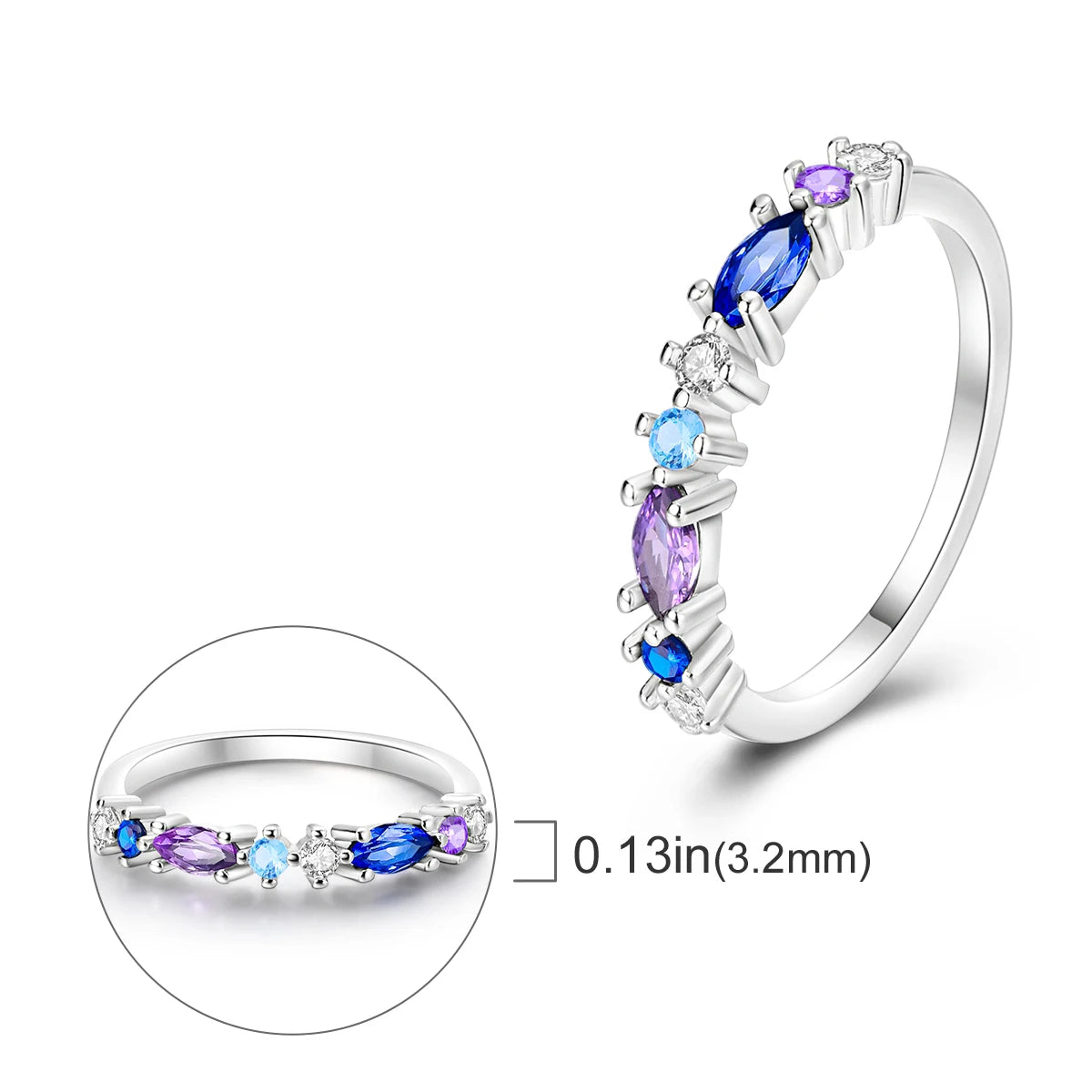 925 Silver Ring Firefly Heat Sar Original Finger Ring  For Woman Jewelry Anniversary Gift