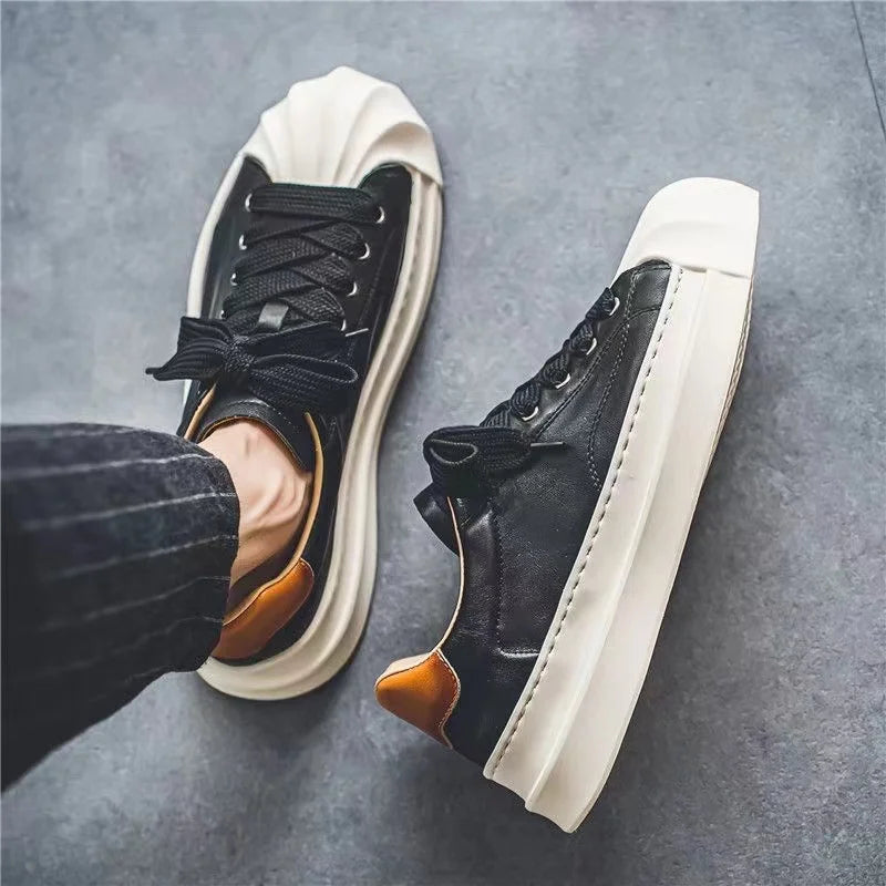 Designer Striped Patchwork Breathable Shoes Man Fashion Soft Lightweight Skateboard Sneakers Retro Camel Summer Shoes Trend 2025
