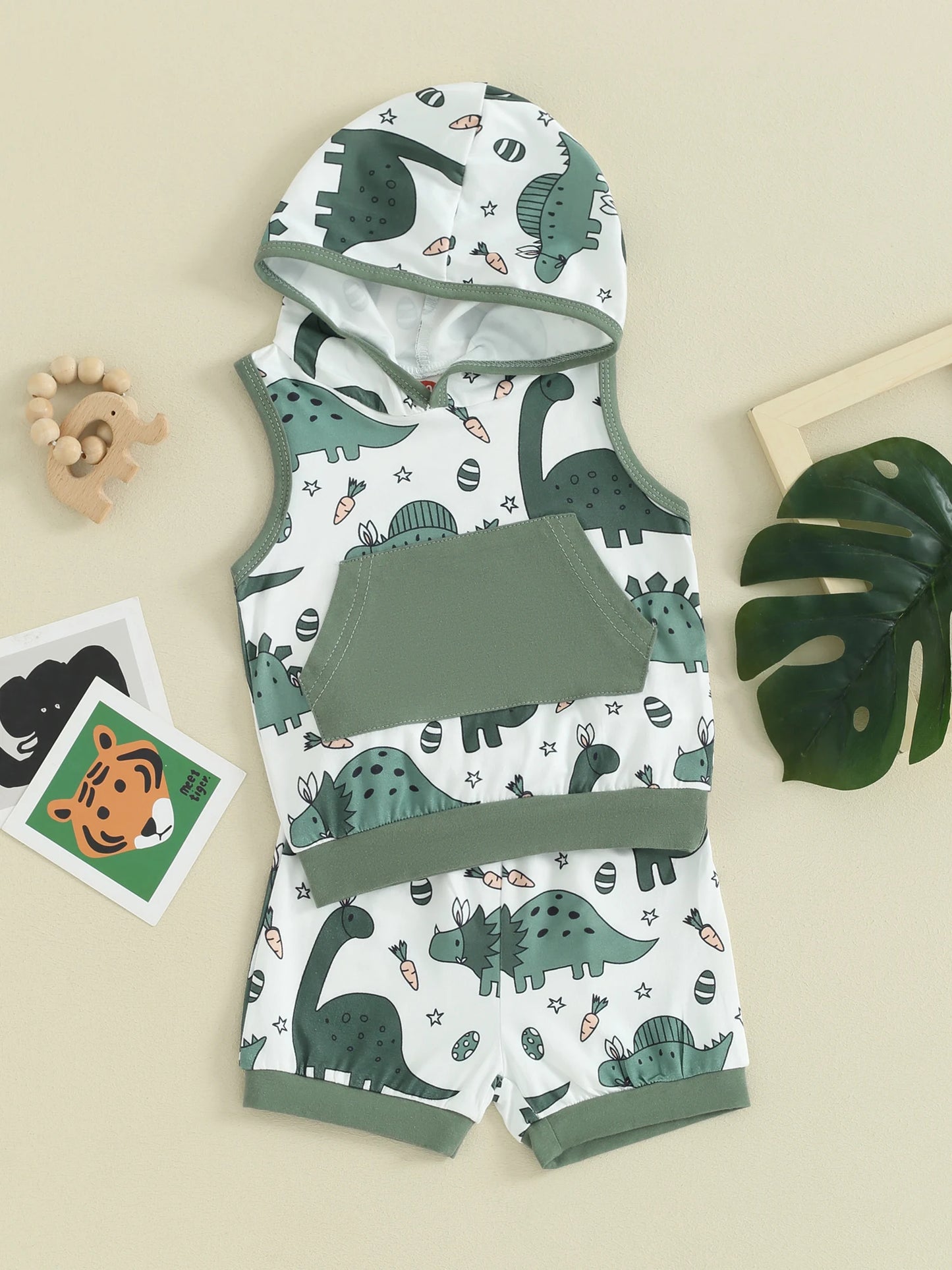 Infant Baby Girl Summer Outfit Watermelon Print Sleeveless Top with Ruffle Shorts 2 Pieces Set for Toddler Beach Party