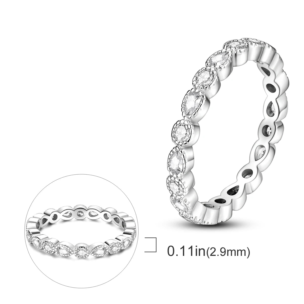 925 Silver Ring Firefly Heat Sar Original Finger Ring  For Woman Jewelry Anniversary Gift