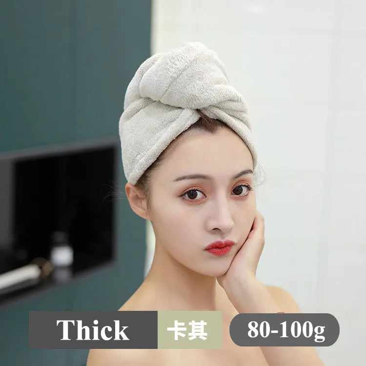 Women Magic Microfiberrapid Drying Hair Towel Cap Hat Towel Bathroom Bath Wrap Hat Quick Cap Turban Dry Toallas Bath Shower
