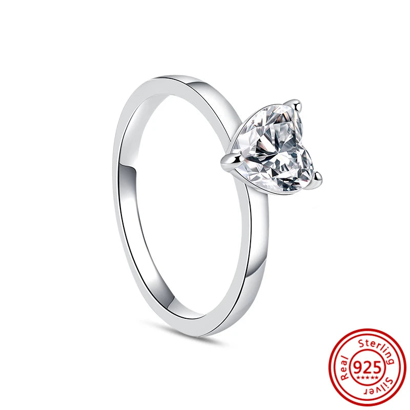 New 925 Sterling Silver Organically Shaped Stacking Pearls Hearts Stars Moon Sun Day Night Sparkling Pantaro Rings Women Jewelry