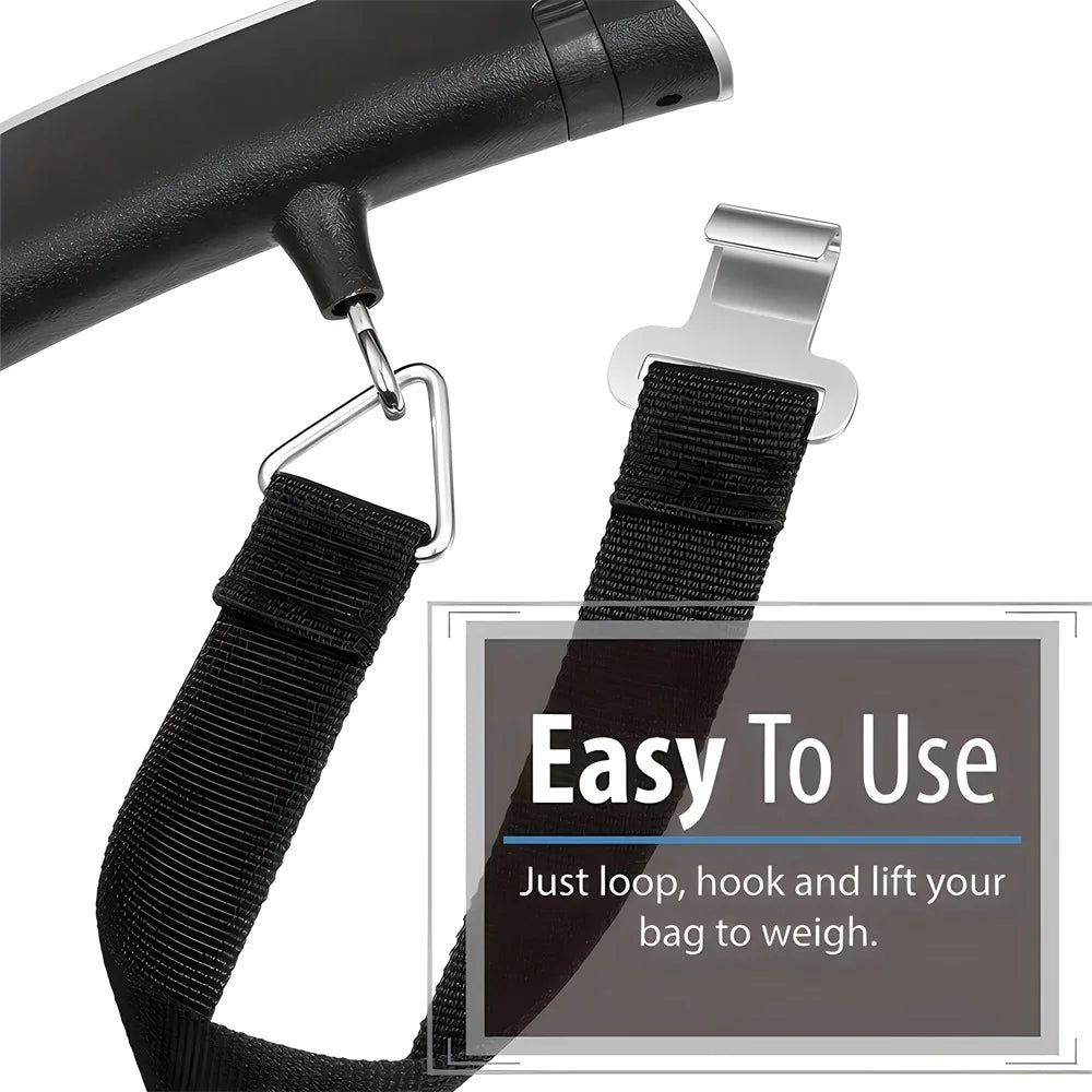 110lb Portable Electronic Hand Luggage Scale LCD Digital Display Balance Scale Suitcase Travel Accessories Baggage Weight Tool