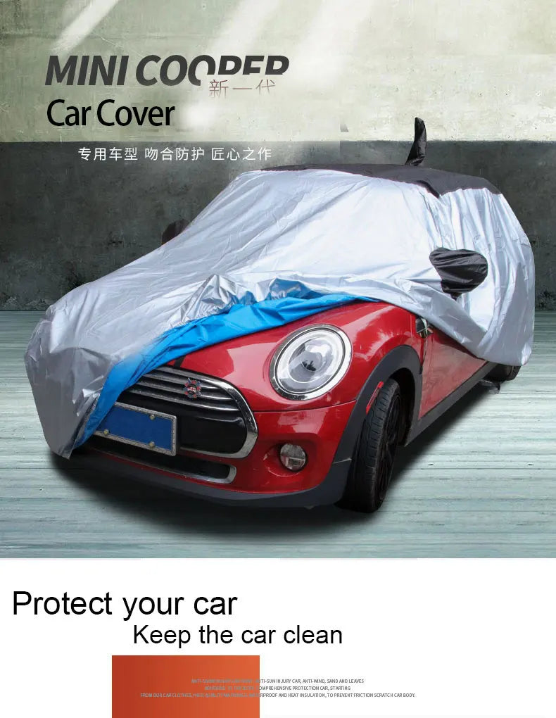 Car Cover Outdoor Auto Case Sun Snow Dust Resistant Protection Cover For MINI CooperS COUNTRYMAN F54 F55 F56 R60 R56 Accessories