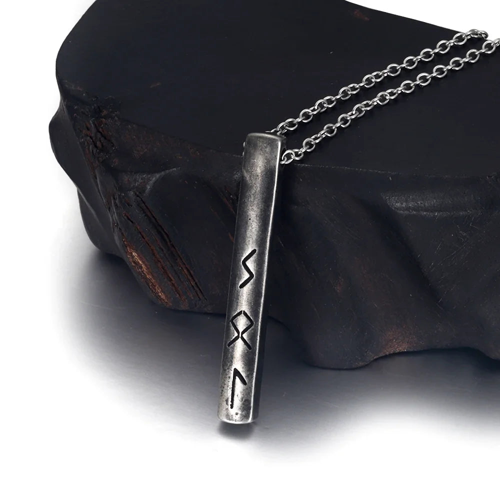 316L Stainless Steel Norse Viking Rune Pendant for Men Necklace DIY Accessories Finding Jewelry Making Charm