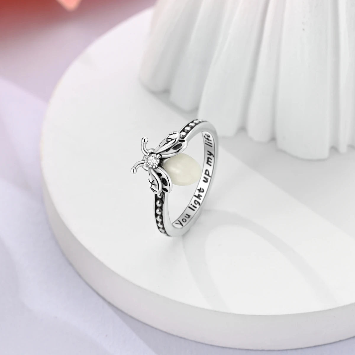 925 Silver Ring Firefly Heat Sar Original Finger Ring  For Woman Jewelry Anniversary Gift