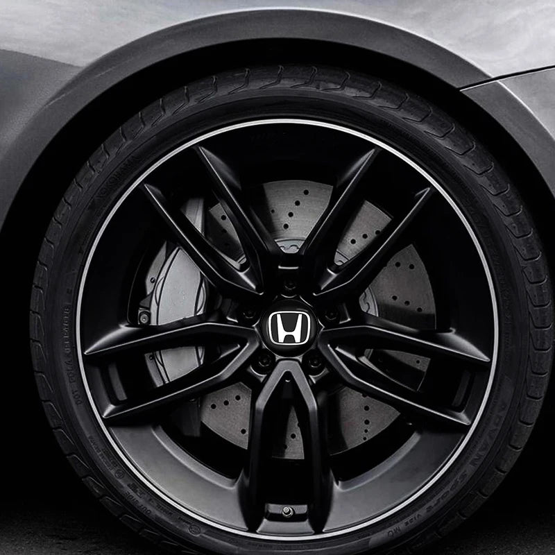 4pcs 56mm Car Wheel Center Hub Cap Stickers Styling For Honda Civic Fit Jazz Accord CRV HRV City Odyssey Passport Pilot Vezel