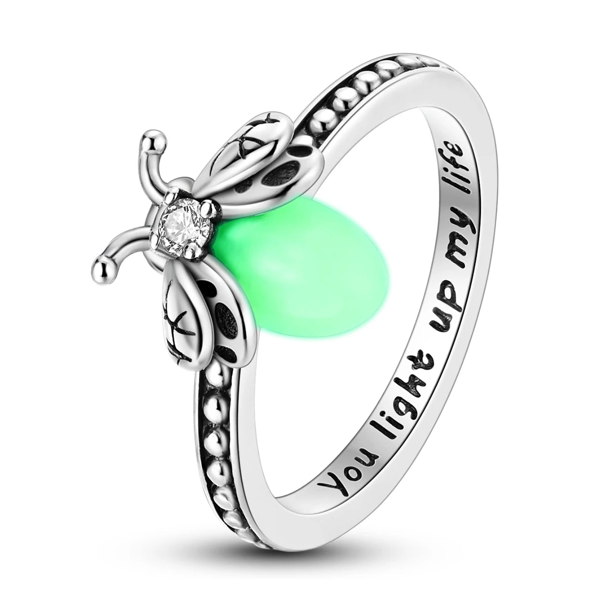 925 Silver Ring Firefly Heat Sar Original Finger Ring  For Woman Jewelry Anniversary Gift