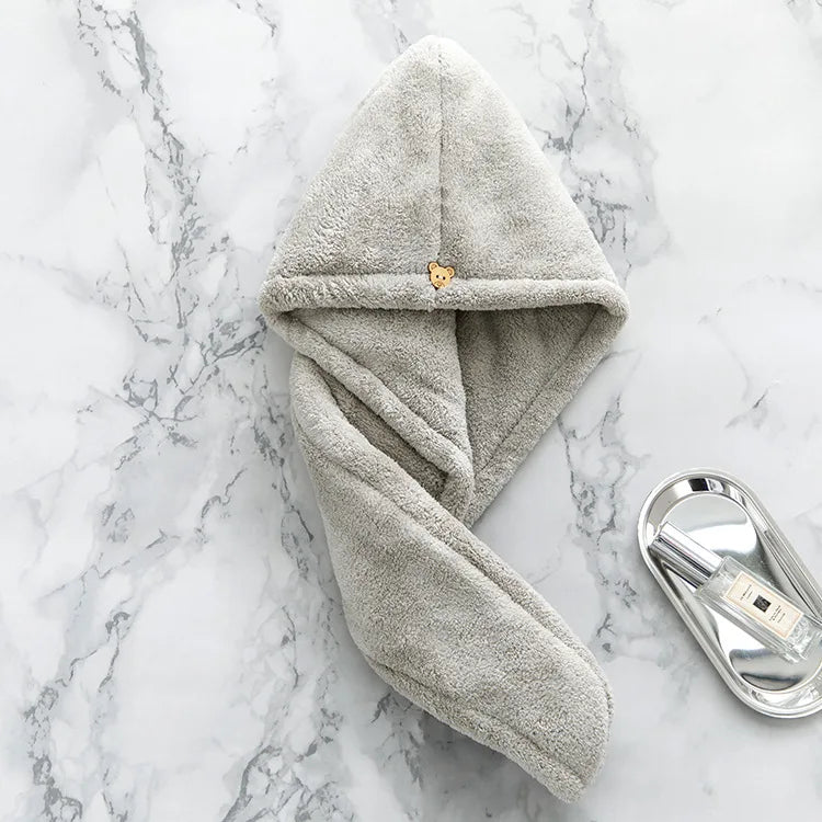 Women Magic Microfiberrapid Drying Hair Towel Cap Hat Towel Bathroom Bath Wrap Hat Quick Cap Turban Dry Toallas Bath Shower