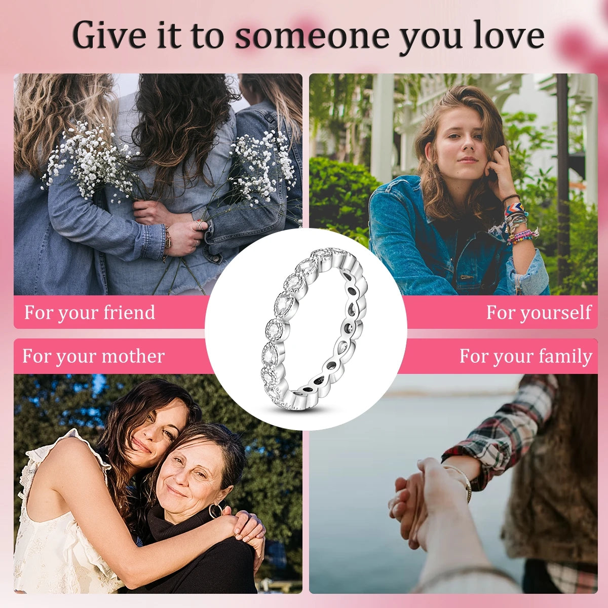 925 Silver Ring Firefly Heat Sar Original Finger Ring  For Woman Jewelry Anniversary Gift
