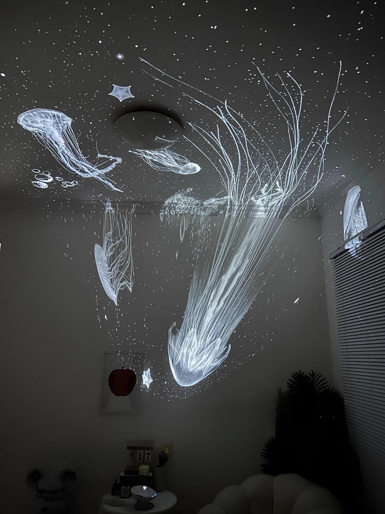 (Excluding projectors machine) LED UFO Galaxy Star Projector Projection Films Photo Galaxy Starry Sky Projector Lamp Slides
