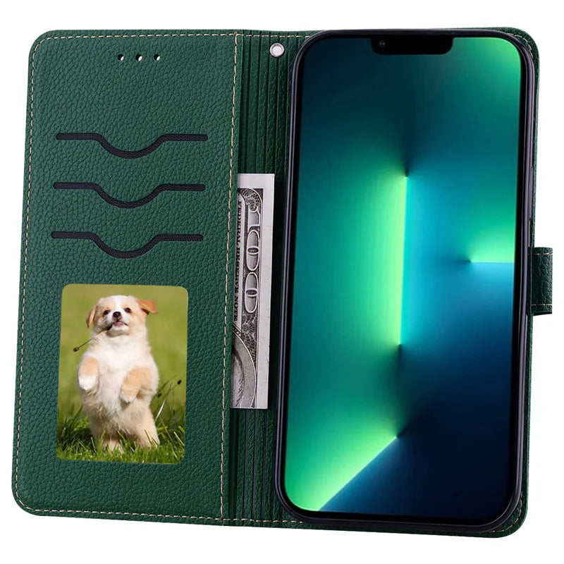 A55 5G Case For Coque Samsung Galaxy A55 Case A556B A556E Leather Wallet Flip Case For Samsung Galaxy A55 5G Phone Case Fundas