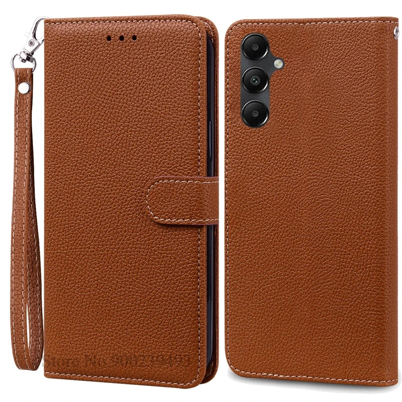 A55 5G Case For Coque Samsung Galaxy A55 Case A556B A556E Leather Wallet Flip Case For Samsung Galaxy A55 5G Phone Case Fundas