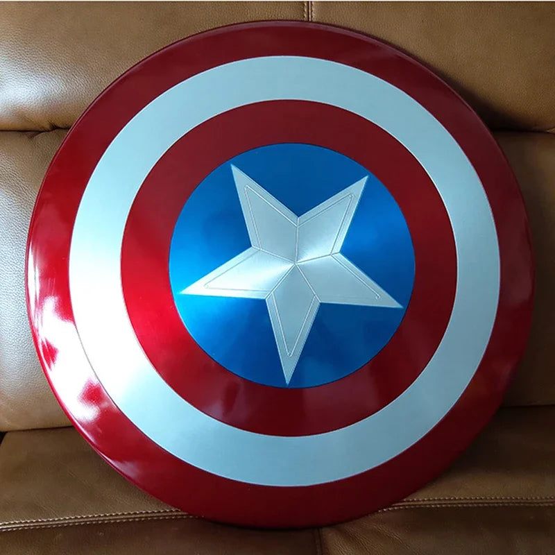 1:1 60cm Full Metal Captain America soldier character shield prop 10th Anniversary Limited Edition Cosplay costume party