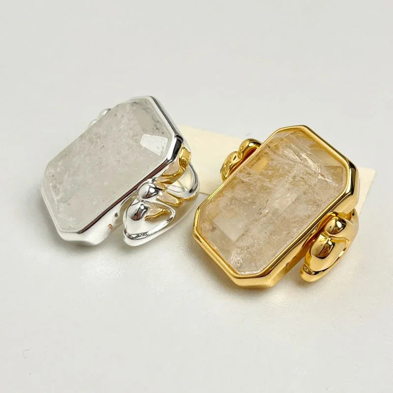Bilandi Fashion Jewelry Modern Temperament Big Geometry Square Rings For Women Party Gifts Finger Accessories Dropshipping