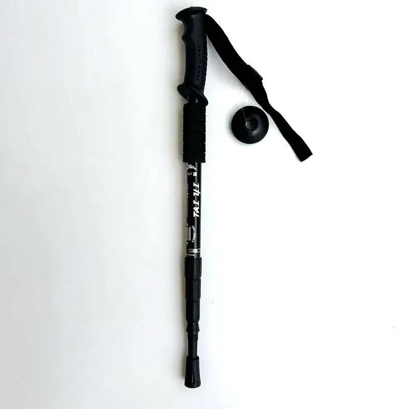 Trekking Poles Shock Absorption Foldable Ultralight Hiking Pole Suitable For Outdoor Camping Mountaineering Backpacking And Trip