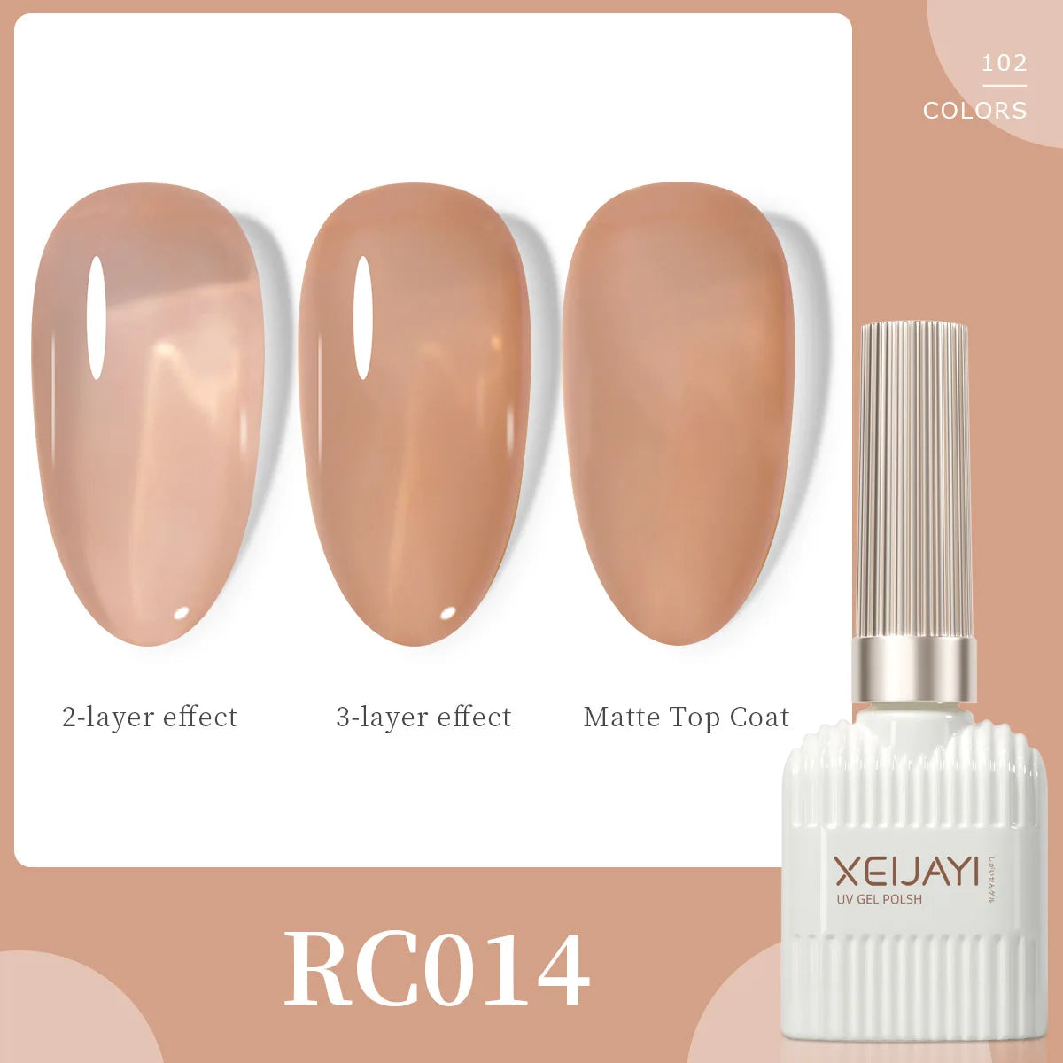 XEIJAYI Permeating Ice Jelly Gel Polish 102 Color Hybrid Nail Varnish Soak Permanent Uv Led Thermo Gel Polish Manicure Goods