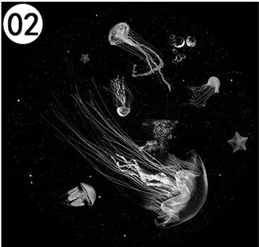 (Excluding projectors machine) LED UFO Galaxy Star Projector Projection Films Photo Galaxy Starry Sky Projector Lamp Slides