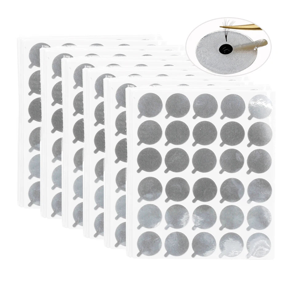 Eyelash Extensions Acrylic Lash Holder Eyelashes Pallet Storage Box Large Eye Lash Tile Dust-proof Cover Beauty Makeup Tools