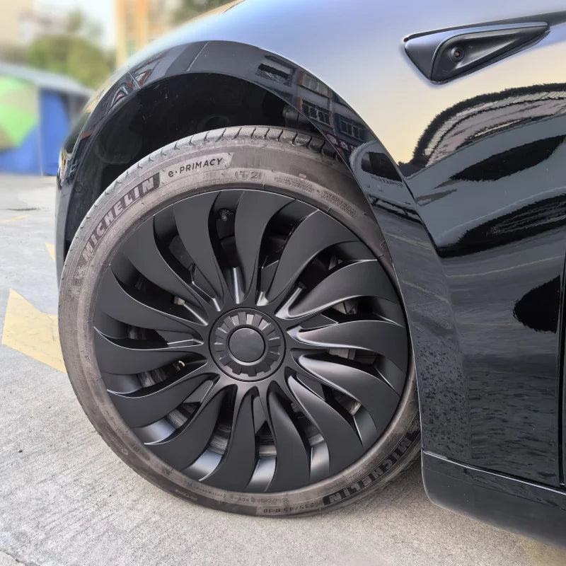 4PCS 18-Inch HubCap for New Tesla Model 3 Highland 2025 Performance Replacement Wheel Cap Automobile Full Rim Cover Accessories
